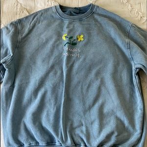 UO Thanks A Bunch Crewneck